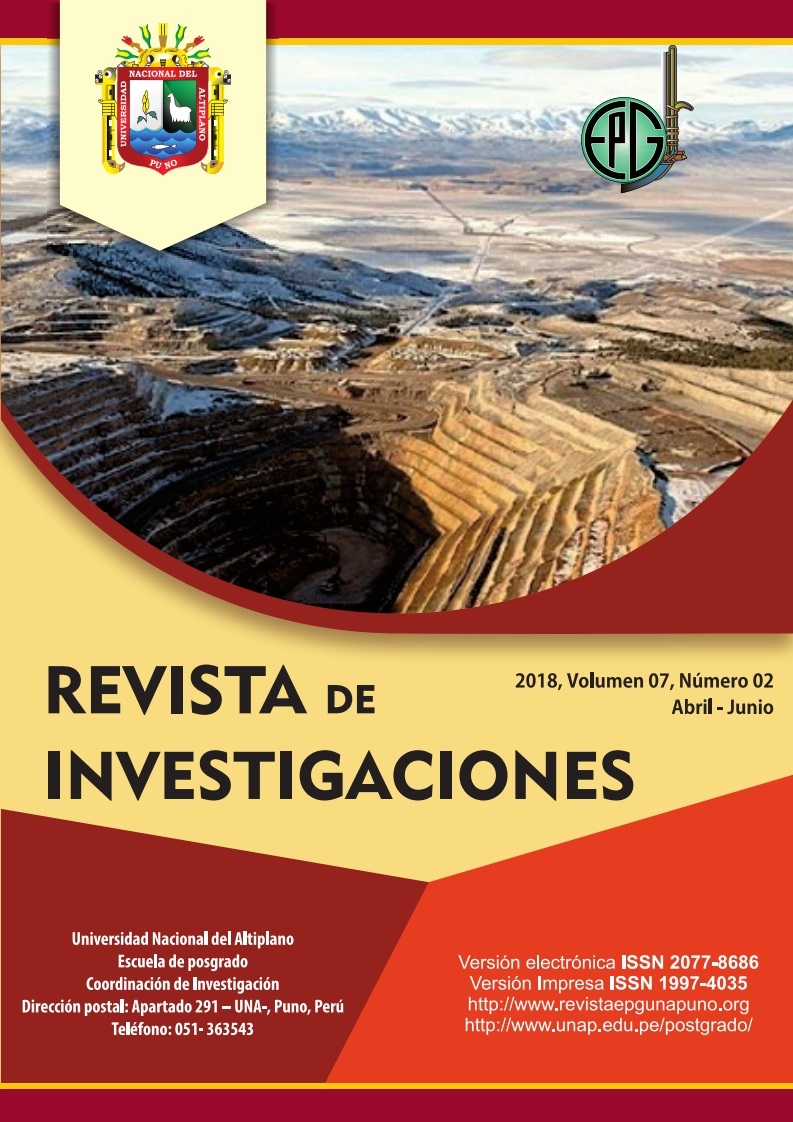 					Ver Vol. 7 Núm. 2 (2018): Revista de Investigaciones
				