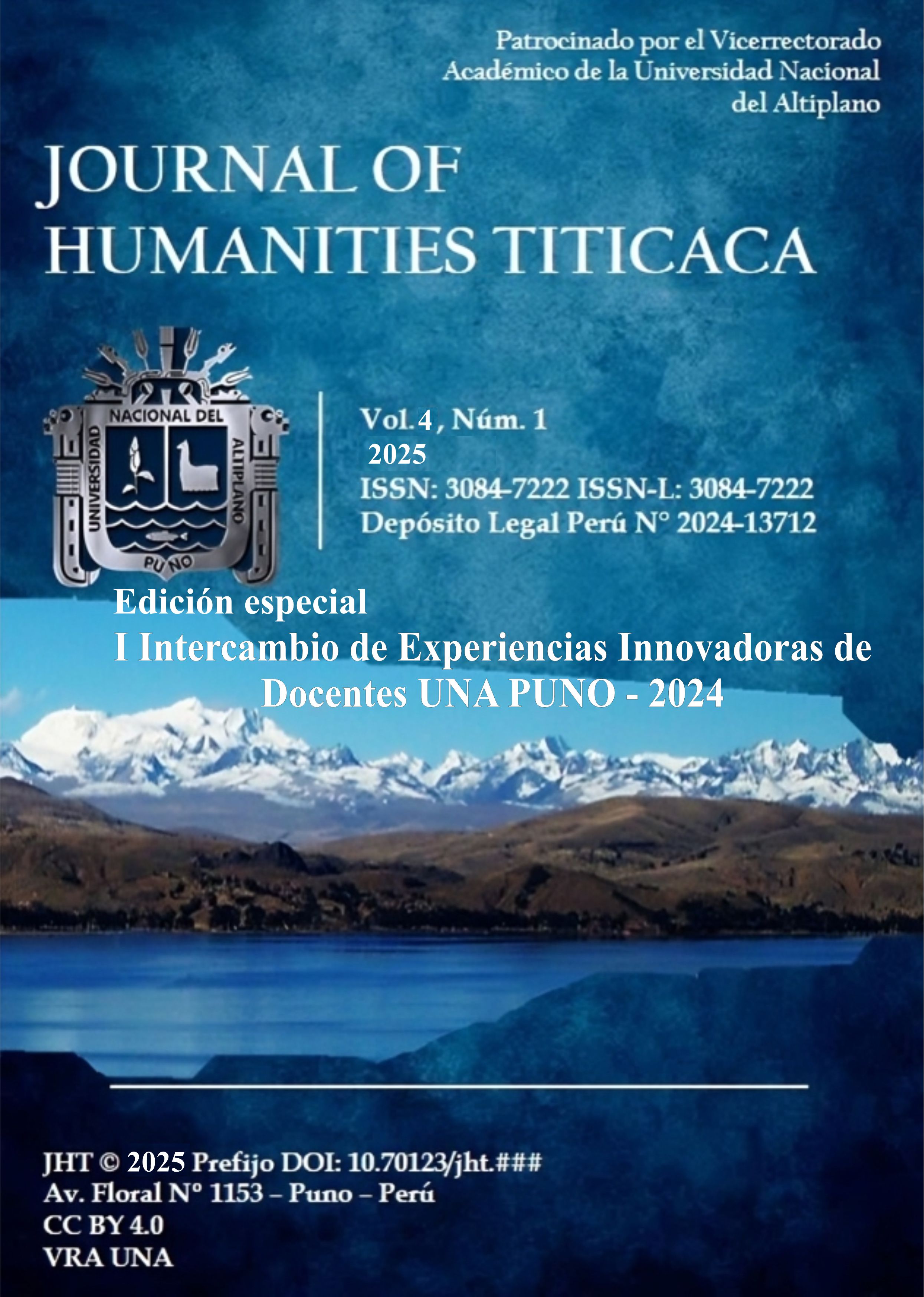 					Ver Vol. 4 Núm. 1 (2025): Journal of Humanities Titicaca
				